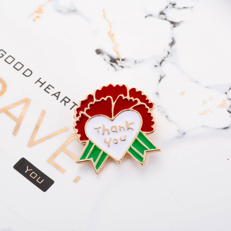 11g Weight Brooches Classification Daily Occasion Alloy Material Mother'S Day Festival Flower Pattern Women's Gender Plating Design Elegant Style Elegant Flower Alloy Plating Women's Brooches 9