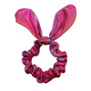 Factory spot wholesale large intestine hair circle European and American women's cute wind rabbit ears hair rope hair circles cross -border