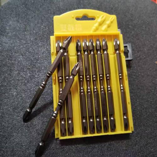 Fangnuo batch bit S2 high-strength double-head cross bit electric drill screwdriver magnetic screw head nunchuk bit