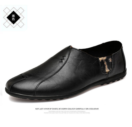23 spring loafers Four Seasons men's shoes slip-on loafers casual leather shoes Korean fashion British one-piece delivery