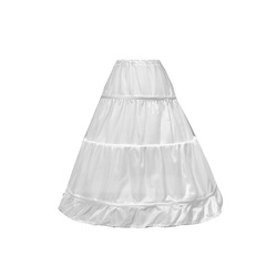 Children's princess dress, petticoat, small ball gown, wedding dress, long dress, steel hoop, fishbone petticoat, adjustable elastic waistband, tie straps