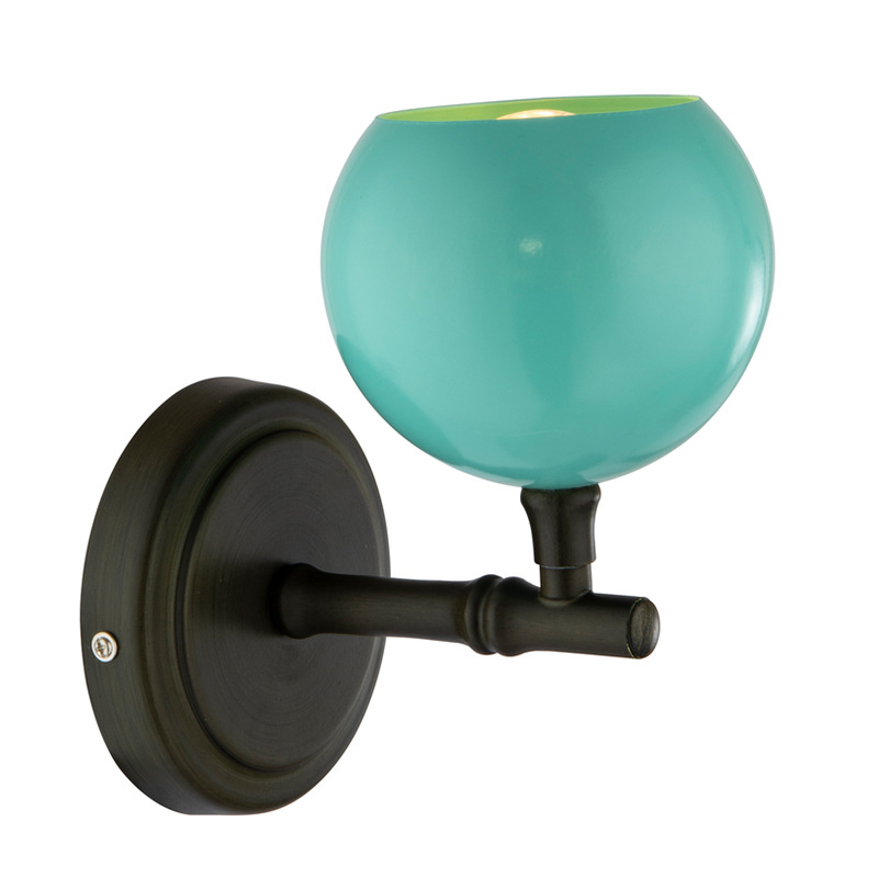 E14光源圆球单壁灯卧室床头灯房间壁灯过道餐厅客厅背景墙壁灯具