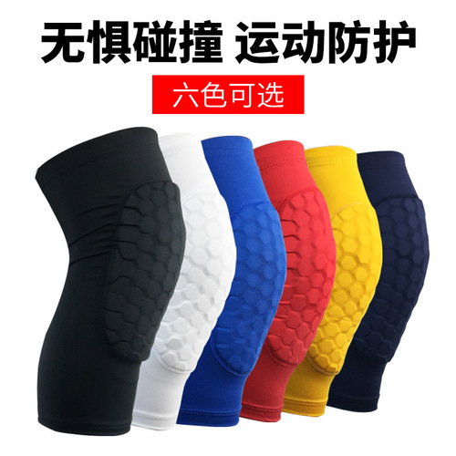 Sports knee pads honeycomb anti-collision compression leg pads basketball football meniscus protective cover sporting goods protective gear batch