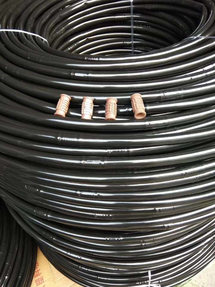 厂家出售抗老化流量均匀抗堵塞果园用内镶圆柱式滴灌管