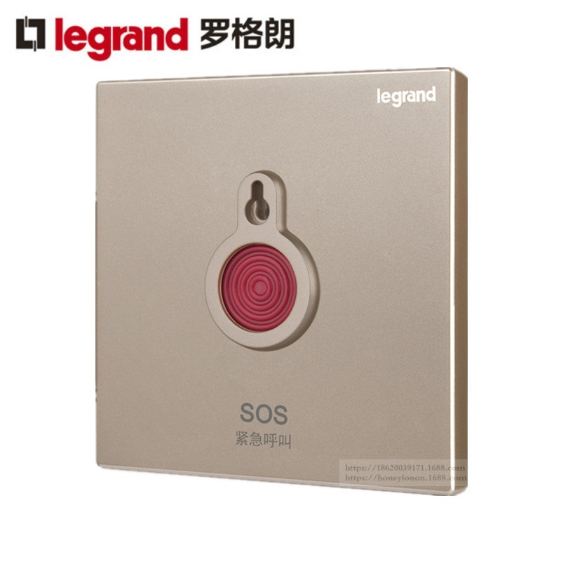 Legrand/罗格朗 逸景系列 呼叫开关_玫瑰金K8/32BJ-C1