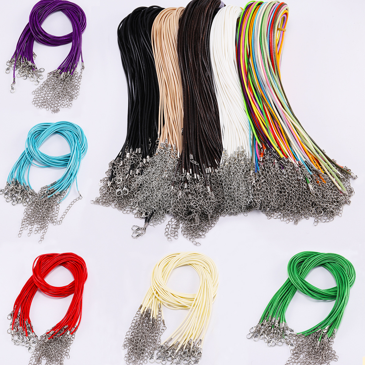 Fashion Style Fashion Solid Color Pu Leather Epoxy Jewelry Accessories 10 Pieces