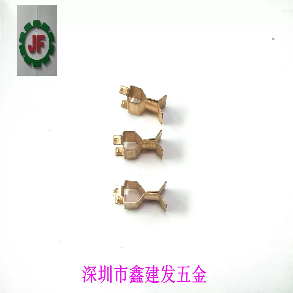 插座弹片线路板磷铜导电端子美标三插五金配件冲压厂家JF-1008