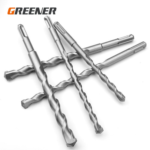Green Forest Round Shank Electric Hammer Drill/Impact Drill Bit Extended Concrete Drilling Bit Wall Hole Opener Drill Bit