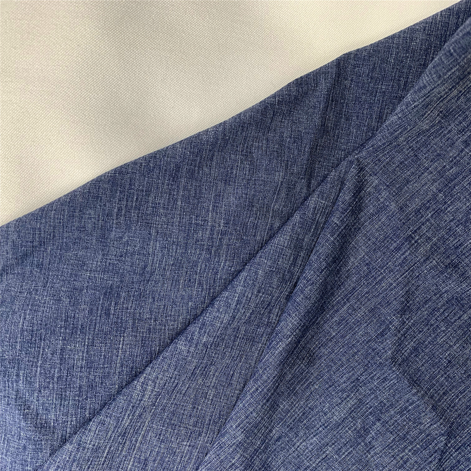 服装面料 锦涤0.1双绒格四面弹  登山服装面料透气弹性