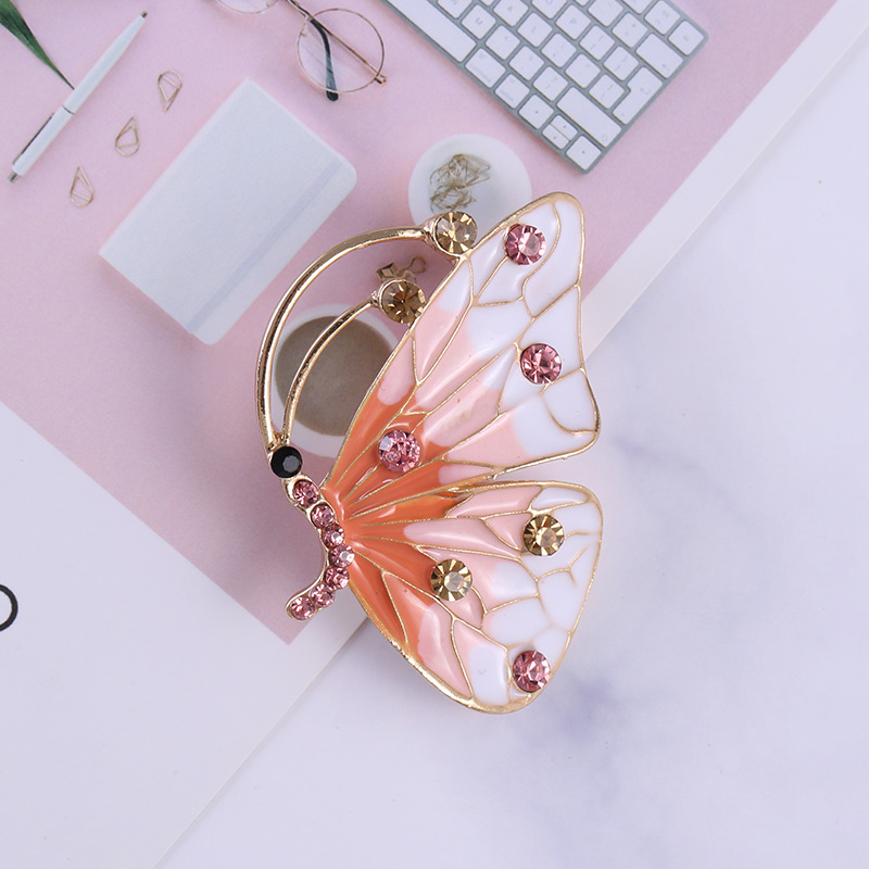 15g Weight Brooches Classification Anniversary, Business Occasion Alloy Material Butterfly Pattern All Seasons Season Women's Gender Korean Style Style Korean Style Pin Butterfly Alloy Women's Brooches 1