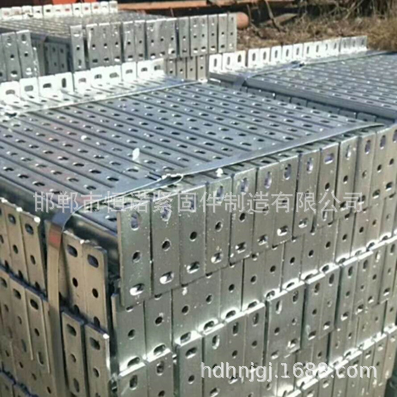 邯郸恒诺冷弯41*62托臂支架 41*52C型管廊预埋槽钢厂家定制