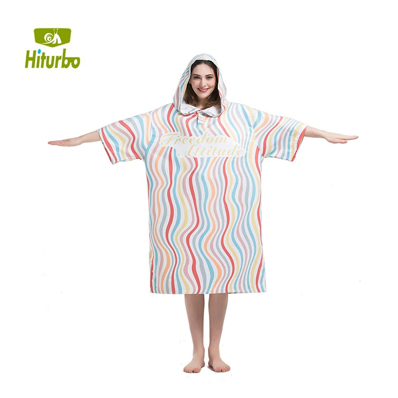 Bath towel, trench coat, quick dry beach bathrobe for traveling