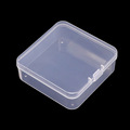 新诚方形透明储存盒塑料收纳盒首饰盒工具盒文具包装盒袜子胶盒