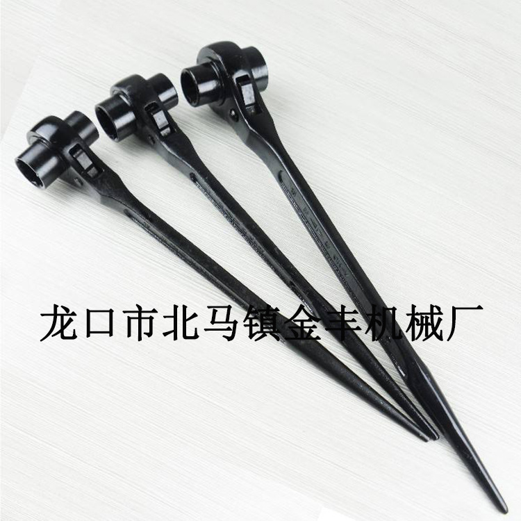 批量销售建筑多功能维修扳手单头尖尾棘棘轮扳手双口尖尾棘轮扳手