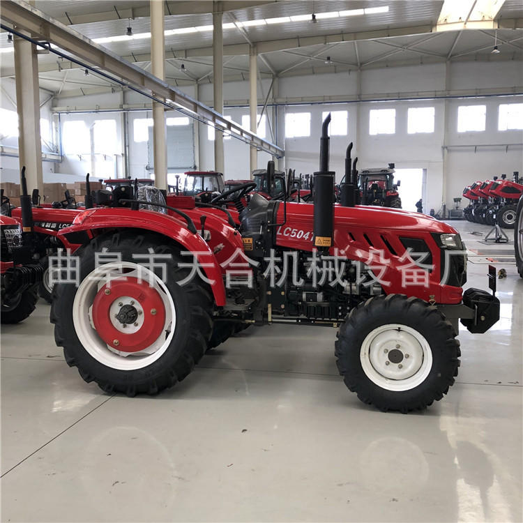 东方红农用四驱大马力增压拖拉机外置强压高配置适合山地作业省油