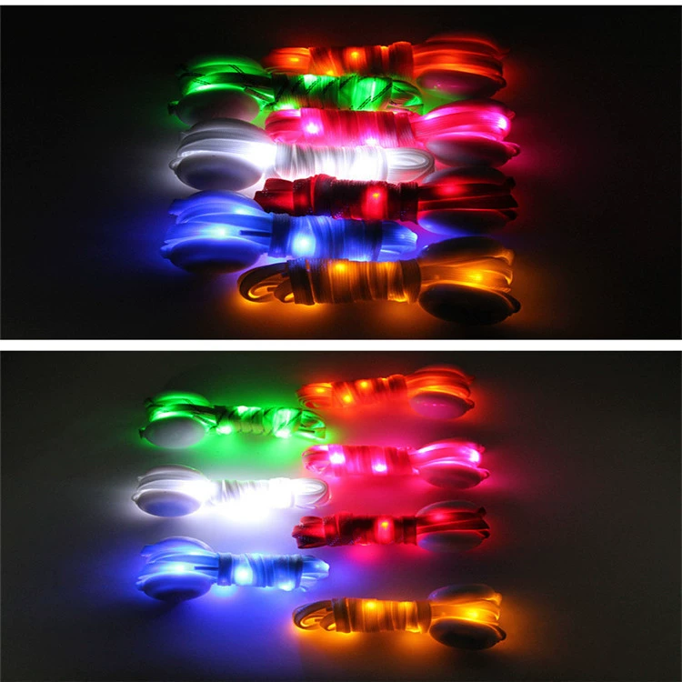 Flashing fluorescence shoelaces, retroreflective equipment