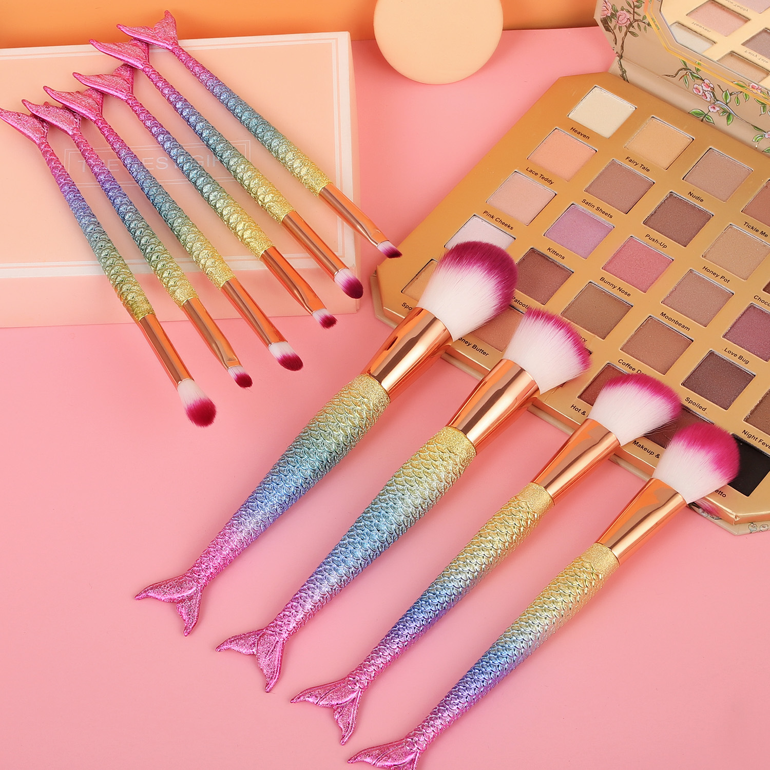 Mermaid Makeup Brush Set Image 2