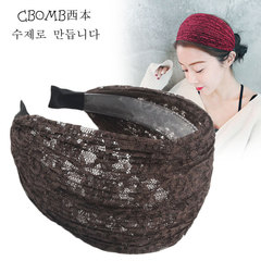 韓國寬邊簡約甜美淑女百搭布藝發箍成人壓發頭箍洗臉森女清新發卡