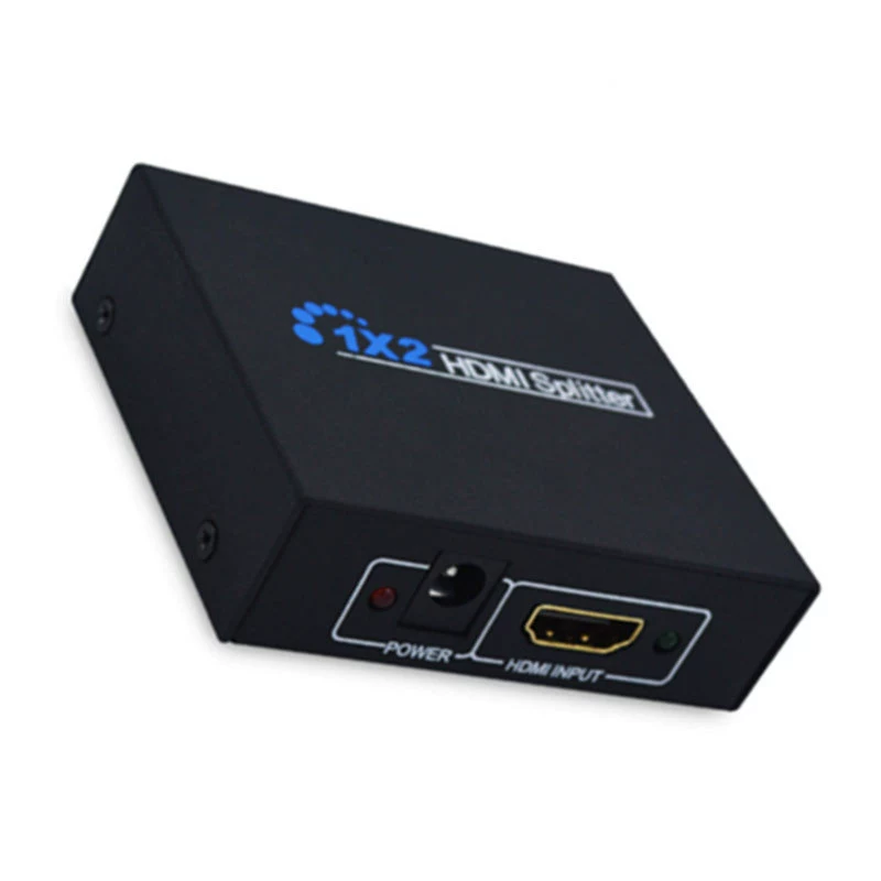 Устройство распределения HDMI 1 вход 2 выхода, частота 1 bIF, 1 перетаскивание 2 мини 1 точка 2 один -вход -два -экрана скринер 1 × 2