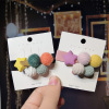 Hair rope, cute ball head, hair accessory, Korean style, internet celebrity, simple and elegant design