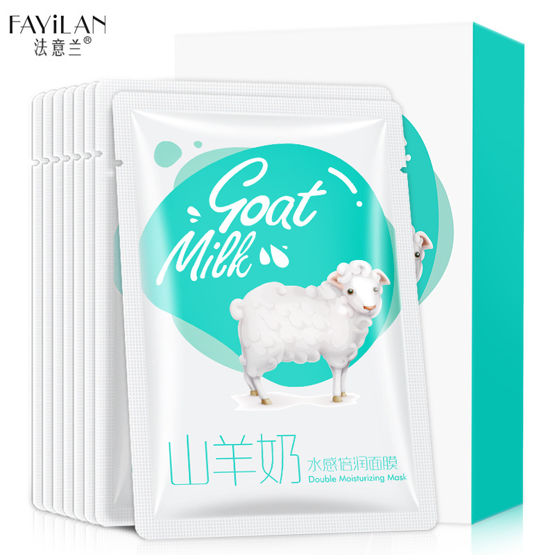 Goat milk facial mask patch moisturizing...