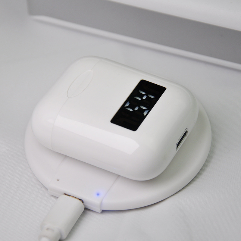 2nd and 3rd generation wireless charger for earphones Mini slim smart Bluetooth earphone charging_voghion.com