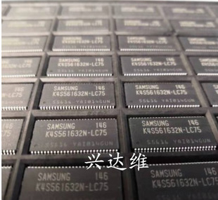 ȫ��ԭ�b K4S561632N-LC75 �NƬTSOP54 32M SD�ȴ�оƬ ·������