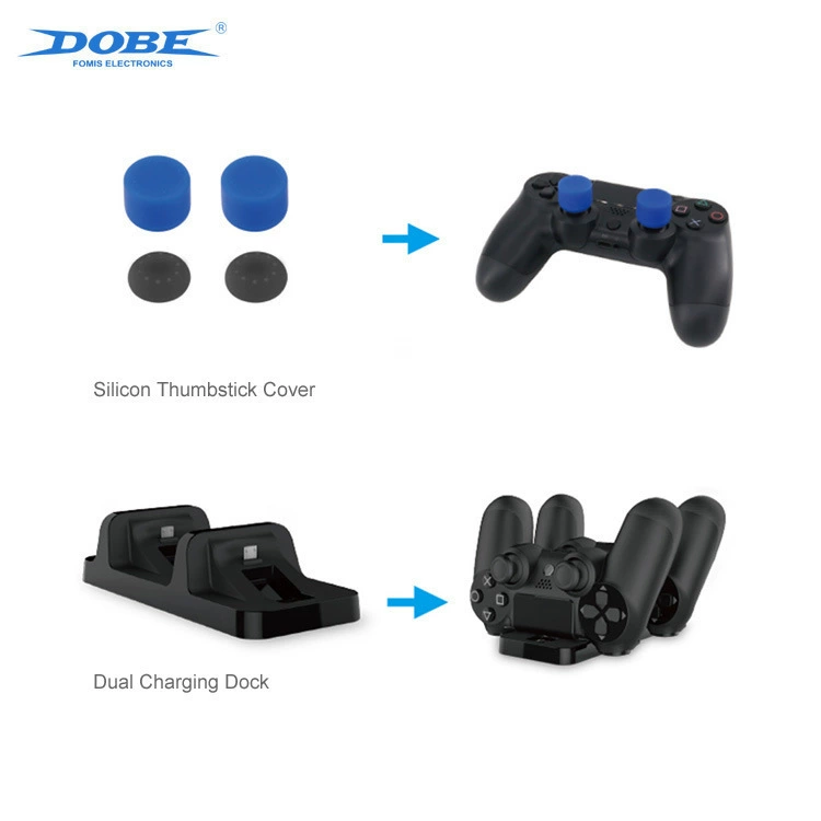 Dobe TP4-18101 PS4/SLIM/Pro пять параллельных наушников игровой комплект с диском хранения