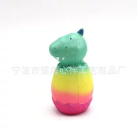 PU медленный отскок squishy полиуретановый пенополиуретановый мультфильм красочный динозавр детская декомпрессия