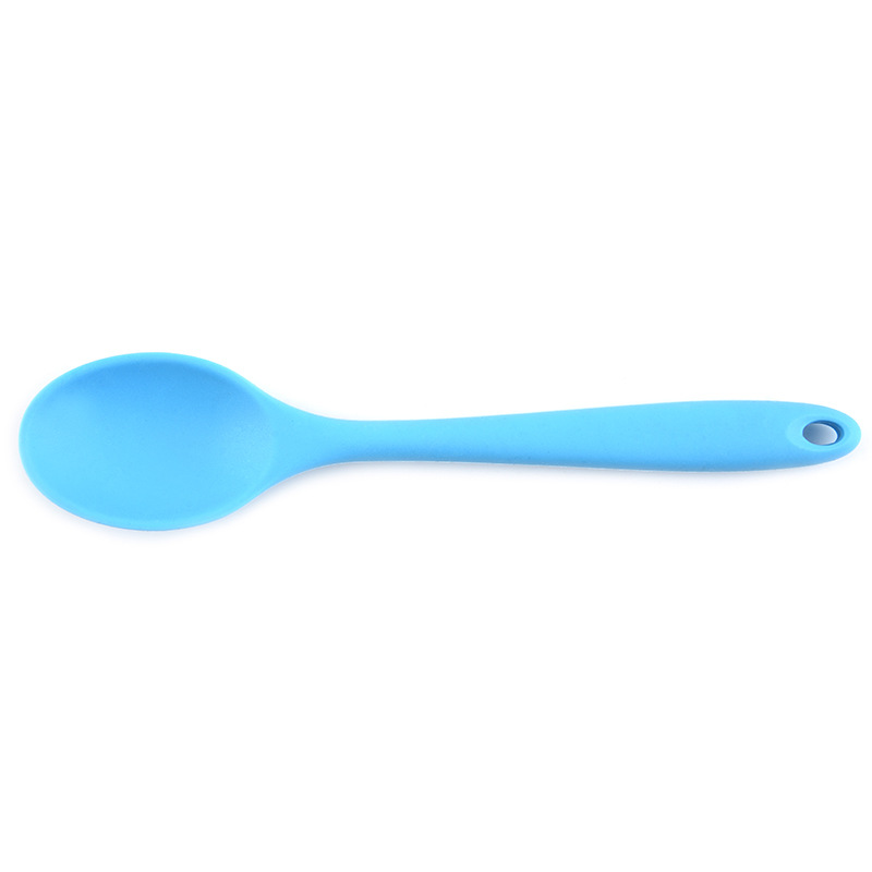 Cuchara de silicona para niños de venta caliente de fábrica sartén antiadherente de cerámica resistente a altas temperaturas cuchara de sopa densa especial cuchara de mezcla cuchara de ensalada