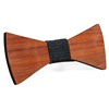 Men's wooden bow tie with bow handmade