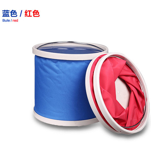 Wash Car Bucket with Foldable Car Telescopic Outdoor Fishing Bucket Car Water Bucket Automotive Supplies Supermarket Foldable Bucket