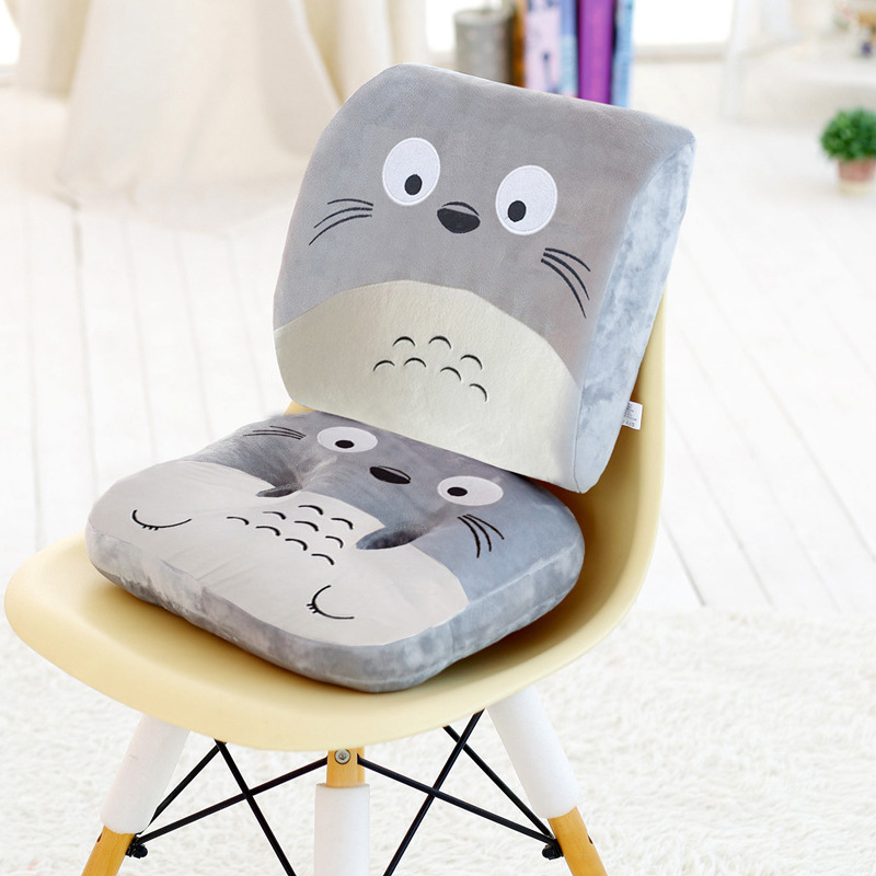 Office chair cushion cushion dual -hole memory cotton waist seat cushion waist cushion waist pillow beautiful buttocks car jewelry 8