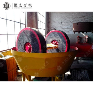 1800重型碾金机 大型岩金矿大处理量 石英金矿湿式研磨提金机械