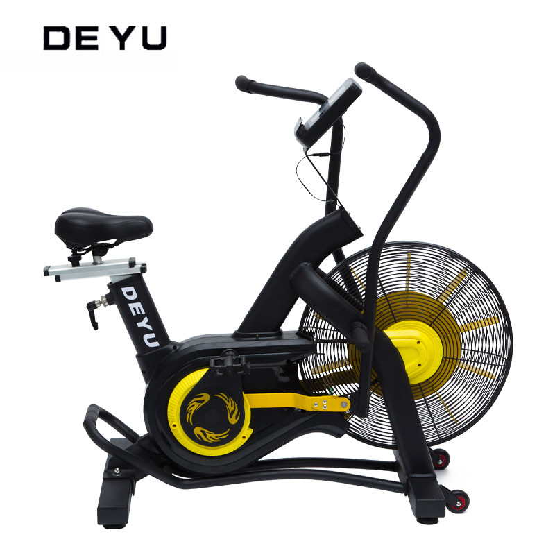 德钰家用商用健身房专用磁控动感风阻单车全封闭静音动感风阻单车