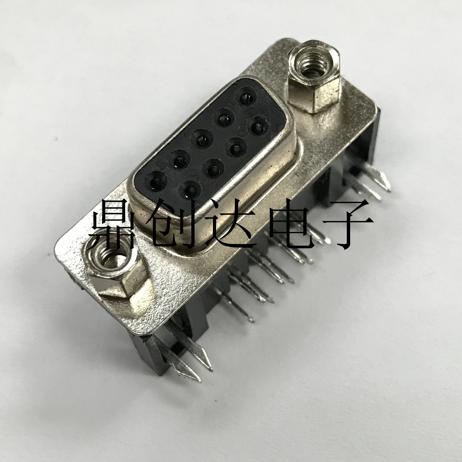 DB9 DR9 9针/芯 母头 公头 公座母座 RS232串口 插板式 90度 弯脚-阿里巴巴