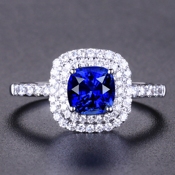 elegant royal elite sapphire ring with stone