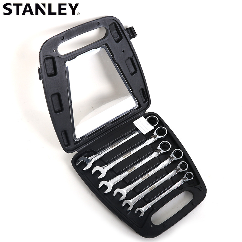 公制棘开两用快扳套装,6件套/史丹利