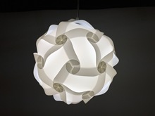 IQ球灯罩 彩色球形创意灯罩 灯具配件 热销DIY拼图灯罩透光