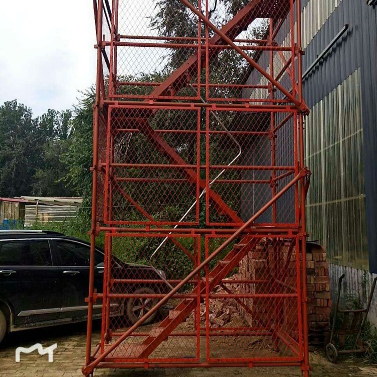 桥梁施工爬梯 护网型爬梯 桥梁施工马道
