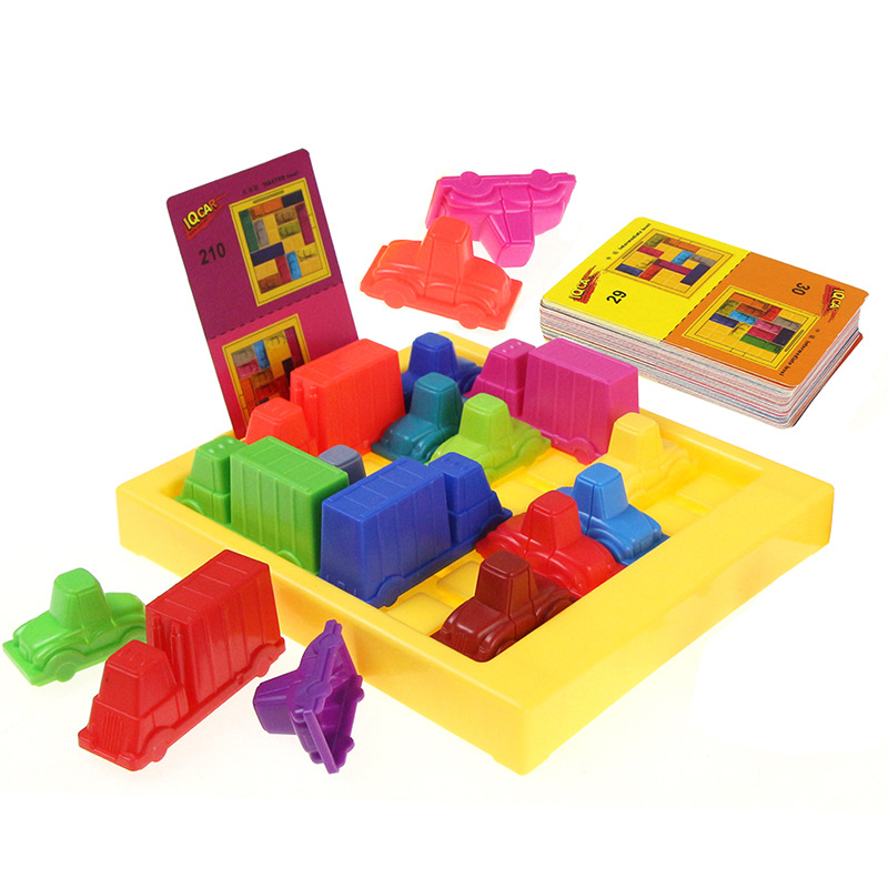 塞车突围 IQ停车场儿童桌面益智游戏益智玩具亲自互动玩具英文版