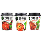 韩国希杰必品阁炒年糕 劲辣甜辣/芝士味休闲速食整箱165g*18杯装