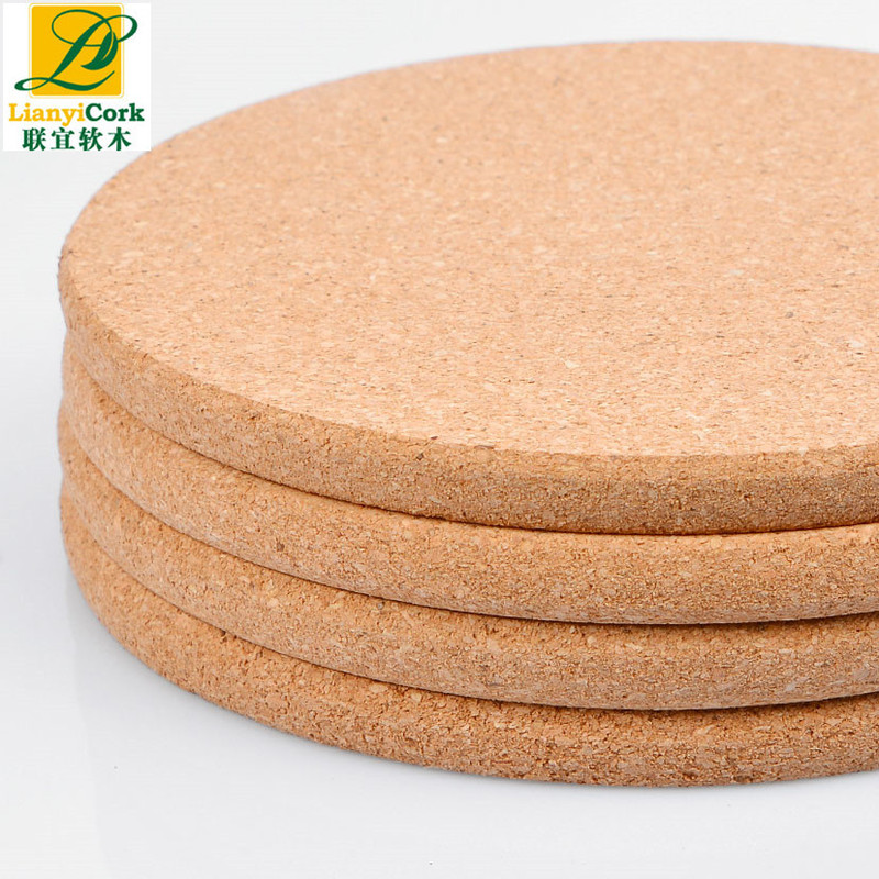 Cork Pot Mat Kitchen Supplies Dining Table Mat Anti-scald Heat Insulation Mat Restaurant General Merchandise 18.5cm Cork Mat