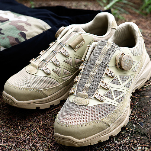 Archon quick-release tactical boots for men, outdoor low-top boots for military fans, waterproof, non-slip, wear-resistant hiking and mountaineering shoes