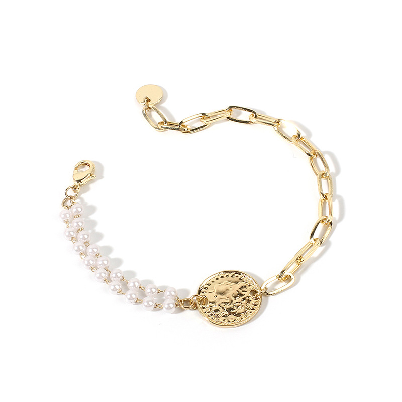 New Fashion Sexy Chain Pearl Simple Bracelet For Women Hot-saling Wholesale display picture 2