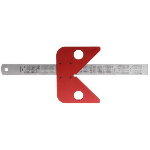 Woodworking center ruler, 45 degree angle scriber, woodworking circular centerline scriber, beech wood scribing gauge