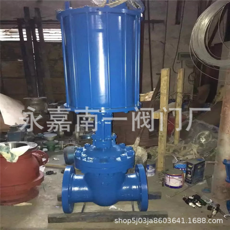 Z641H-16C DN80 铸钢WCB法兰闸阀 气动闸阀