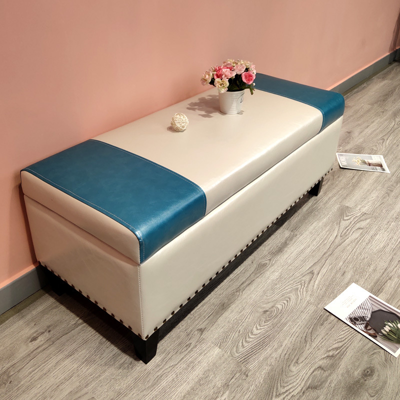 fashion originality Shoe changing stool American style Chairs &amp; Stools Baidunzi Lazy man Long Fangdeng a living room household children Storage Paper pier