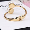 Fashionable universal women's bracelet from pearl, jewelry, accessory, Korean style, simple and elegant design, European style
