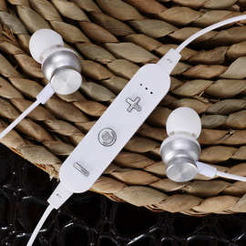 蓝牙耳机新款磁吸金属CD纹插卡立体声通用无线运动迷你蓝牙小耳机